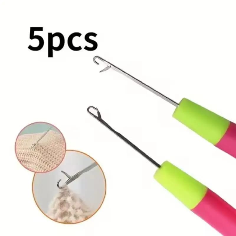 Crochet Hook Plastic Crochet Hook Needle For Hair Weaving Hook Needles 1/5 Pcs Dreadlock Knit Hair Weaving Crochet Needle Hook