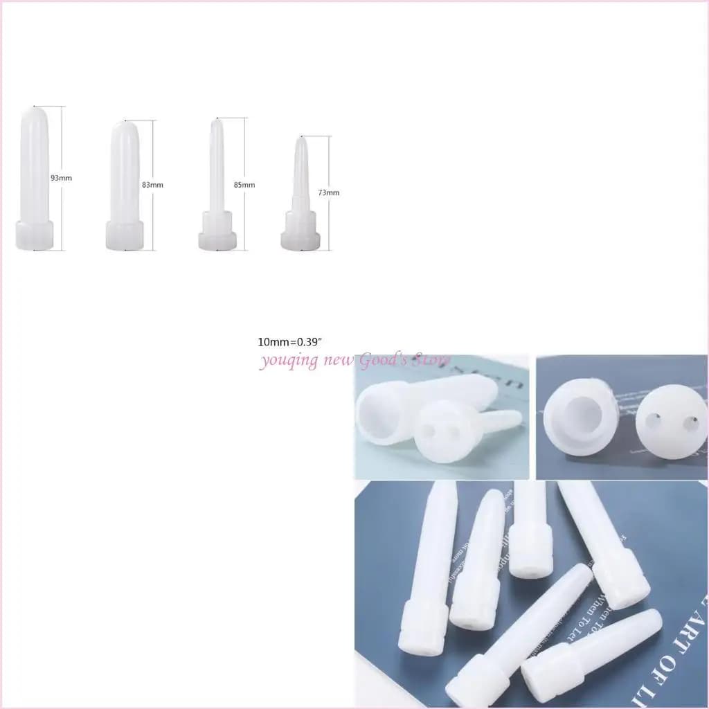 57QA 4 pz FAI DA TE Penna Stampo Stampi In Resina Epossidica Penna Trasparente Stampo In Silicone Fiore Secco In Resina Gioielli