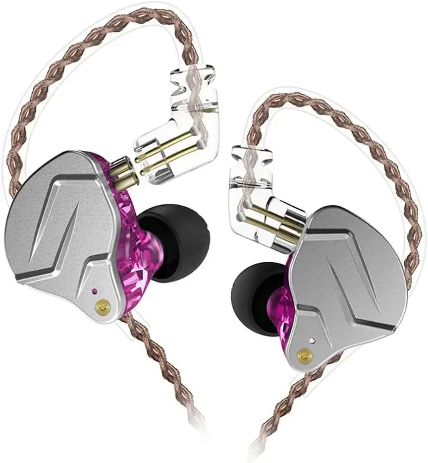 KZ ZSN Pro IEM Auricolari Driver ibrido dinamico Armatura bilanciata Auricolari cablati Cavo staccabile Gaming Stereo HiFi Bass Cuffie
