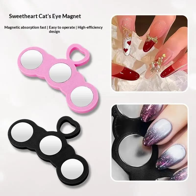 Nail Art Suction Cat Eye Magnet Artifact Multifunctional Ultra Strong For Gradient Effects Fits UV Gel Polish Circular Magnet