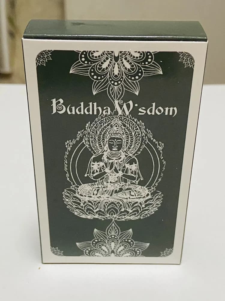 Buddha wisdom oracle cards 54pcs English Spiritual Deck for Women Girls Divine Guidance & Inspiration
