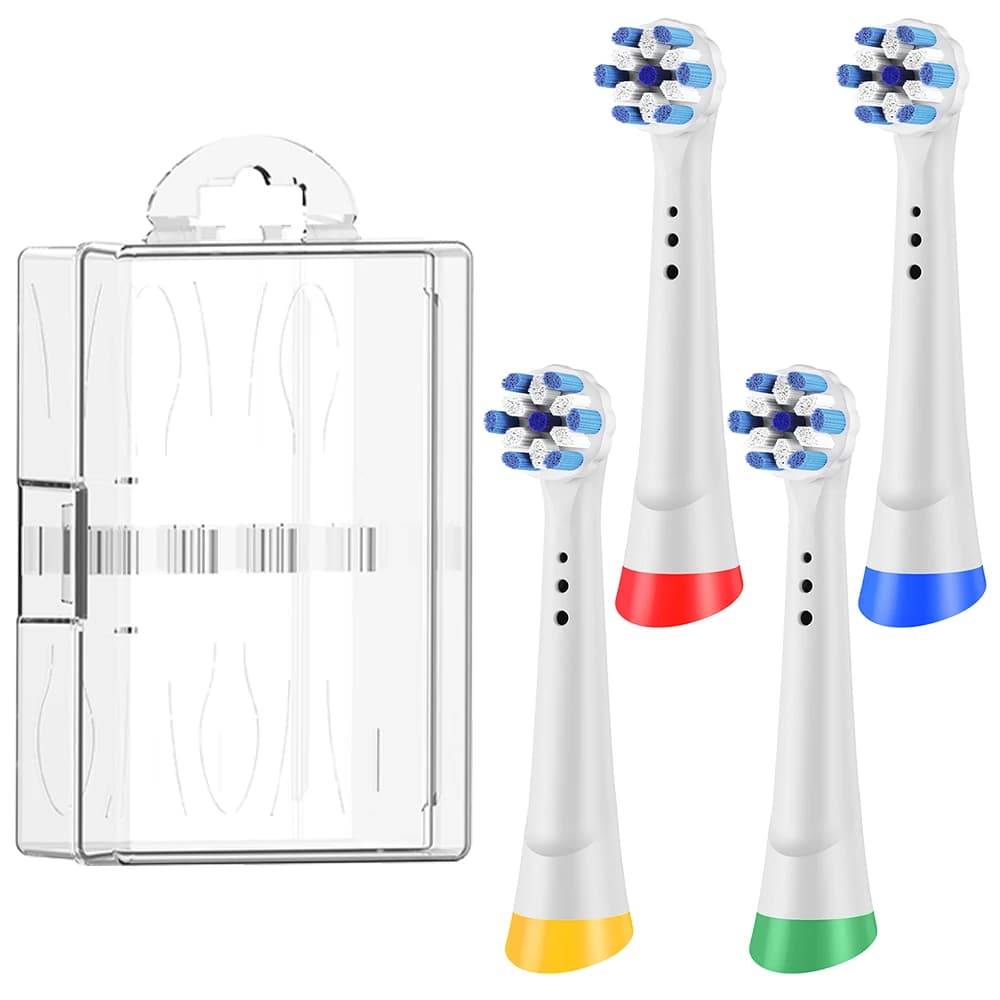 Storage box for toothbrush heads, travel case and spare heads compatible with Oral B iO 3/4/5/6/8/9
