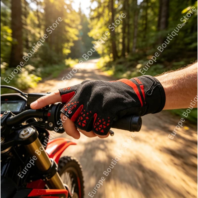 Guanti da moto estivi 2026 NUOVI mezze dita uomo donna sottili anti-caduta traspiranti antiscivolo resistenti all'usura per corse in moto
