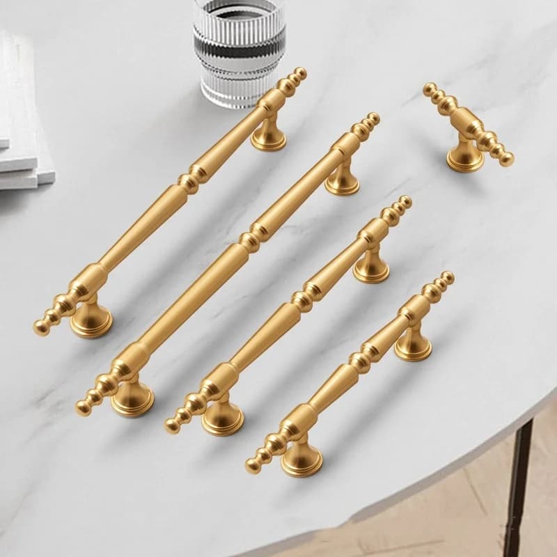 Nordic Style Cupboard Kitchen Pulls Furniture Wardrobe Knobs Rose Gold Kitchen Cabinet Storage Cabinet Drawer Furniture Handles