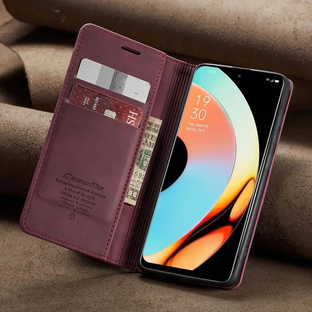 Case for OPPO Realme10 Pro Plus Leather Wallet Flip Protective Cover for Folding Screen Cap