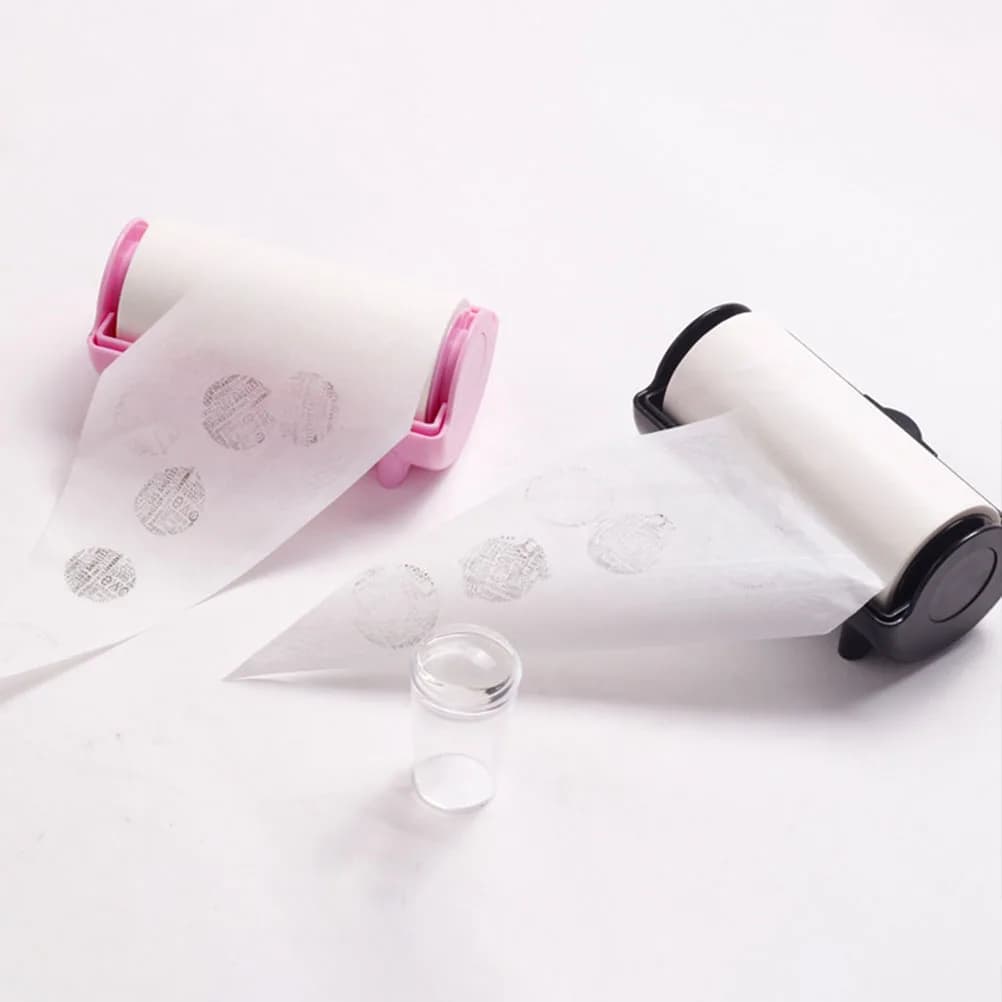 Assorbitore di olio Rullo per nail art Stamping Strumento per pulire pelucchi Rimozione stampa in plastica per manicure Fornitura di nail art fai da te