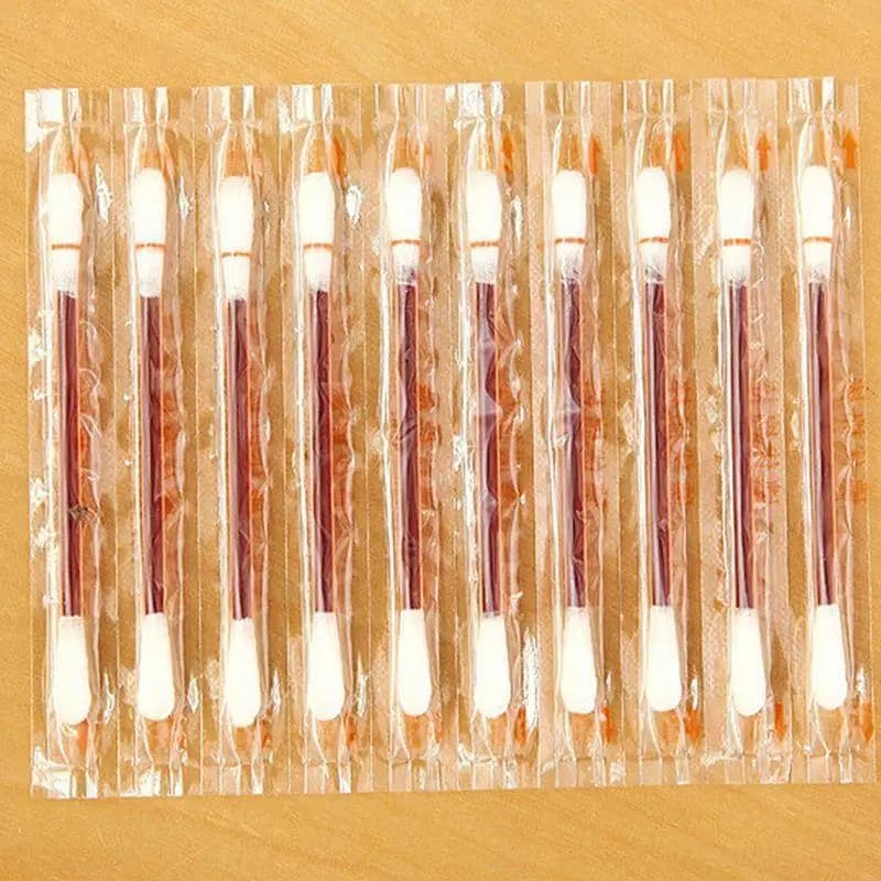 652F Medical Swabs Wrapped Iodine Tips Cotton Swabsticks for Wound Care,50pcs/lot
