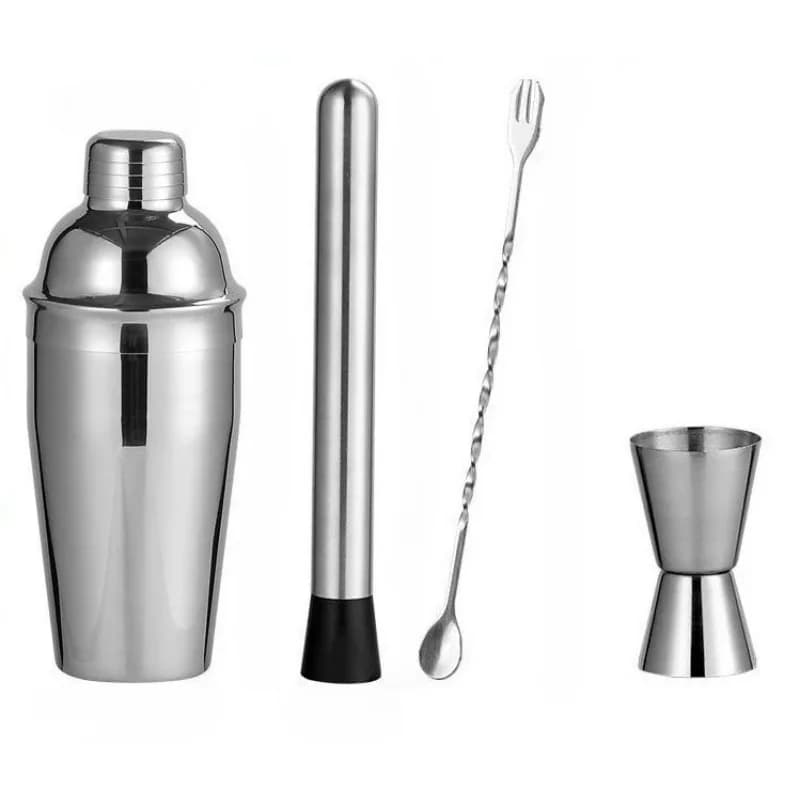 Set Shaker per Cocktail, Set Shaker per Martini, Set da Barman con Mixer per Margarita, Shaker per Drink, Jigger per Misurare, Cucchiaio da Miscelazione, Accessori da Bar