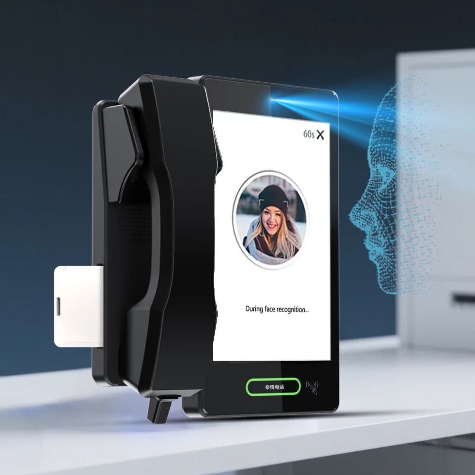 Leshun LSV4000 12V Wall Mount Smart Hot-Swappable HD Video Phone Calling System for Home and Office
