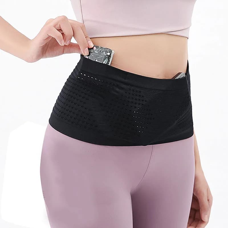 Seamless Invisible Running Waist Bags Gym Bags Unisex Sports Waist Bags for Fitness Mobile Jogging Cycling