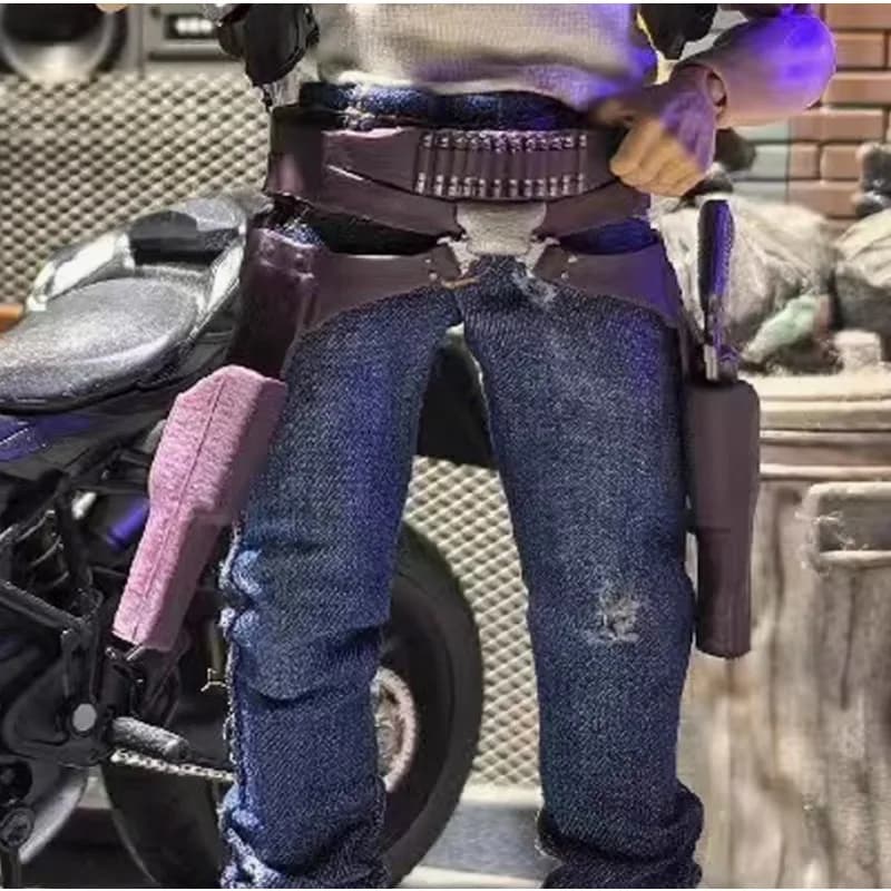 Cintura Tattica da Cowboy del West per Soldato Maschio 1/12, Modello per Action Figure da 6 Pollici