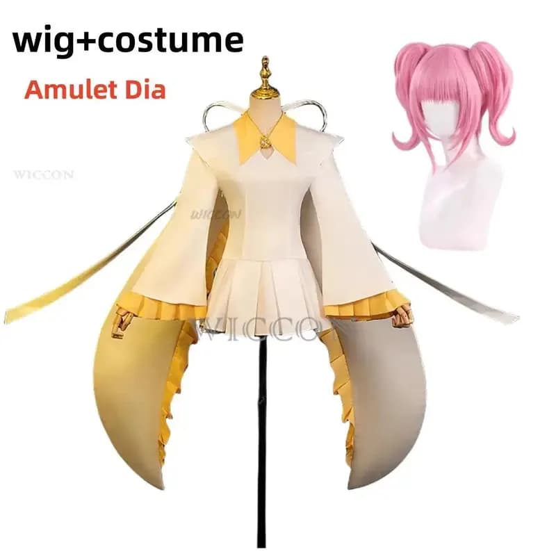 Anime Shugo Chara Hinamori Amu Costume Cosplay Cuore Amuleto Dia Parrucca Uniforme da combattimento Donna Kawaii Carnevale Party Suit6;d'3, h'7.b;
