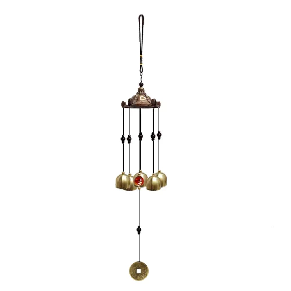Yard Copper Bells Garden Wind Chimes Great Present Selection High-strenth Metal Long-lasting Material Present Bell