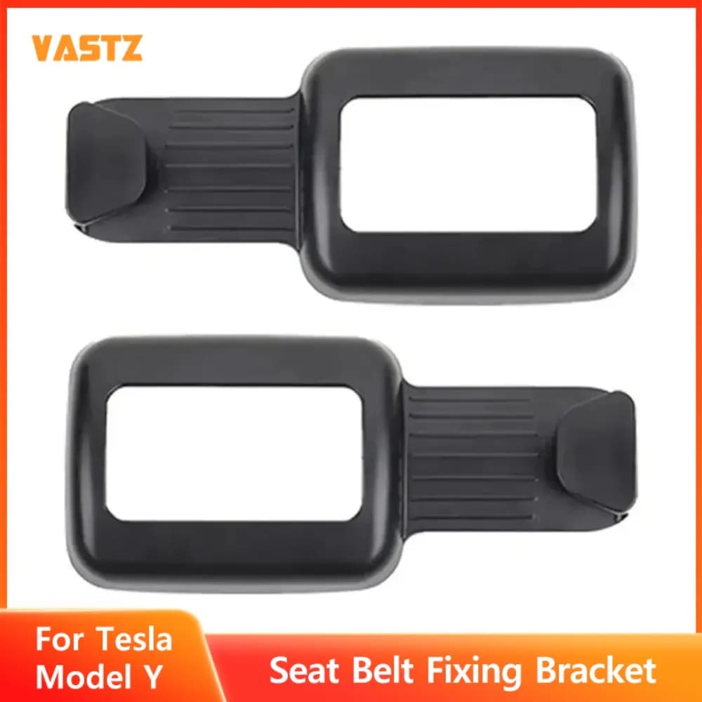 Safety Belt Fixing Brace for Tesla Model Y 2021-2024, ABS Rear Belt Limiter, Protective Cover, Car Interior Accessories