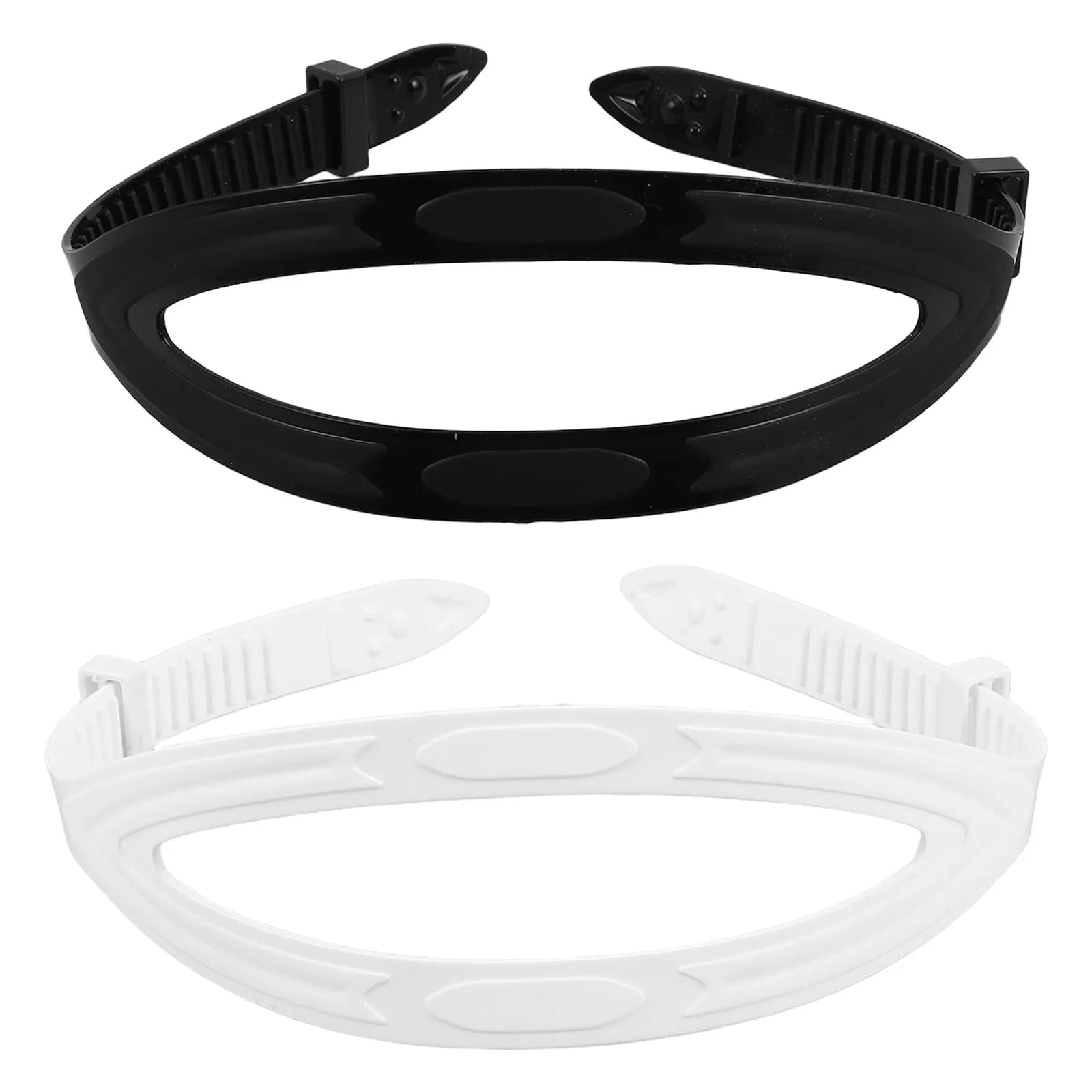 2 Pezzi Cinturino Universale in Silicone per Maschera Subacquea, Design Divisibile, Morbido e Confortevole, Cordino di Ricambio per Occhialini da Nuoto e Occhiali Sportivi