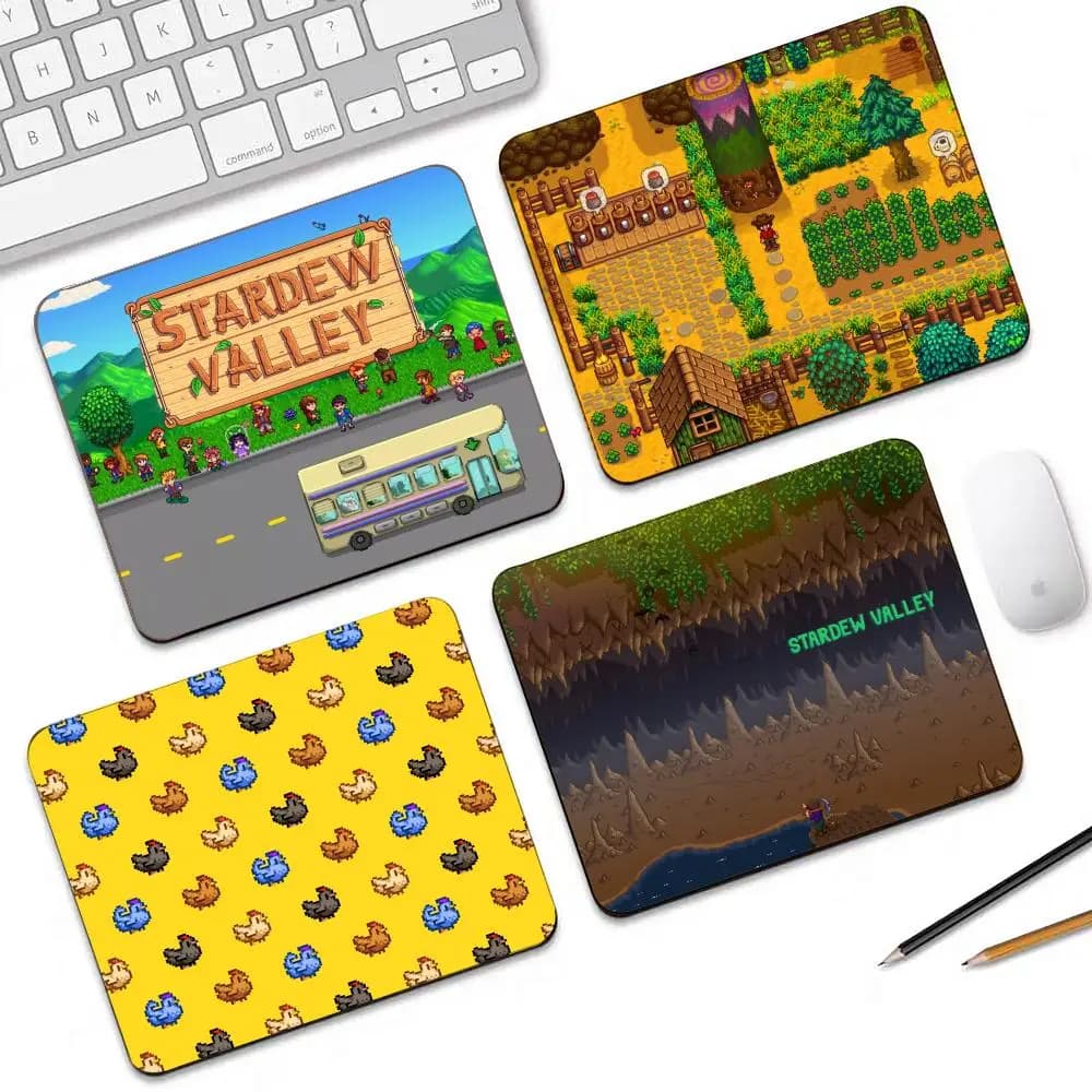 GAME Stardew Valley-s Tappetino per mouse Tappetino per mouse da gioco Piccolo tappetino per mouse per PC Gamer Decorazione desktop Tappetino per mouse da ufficio