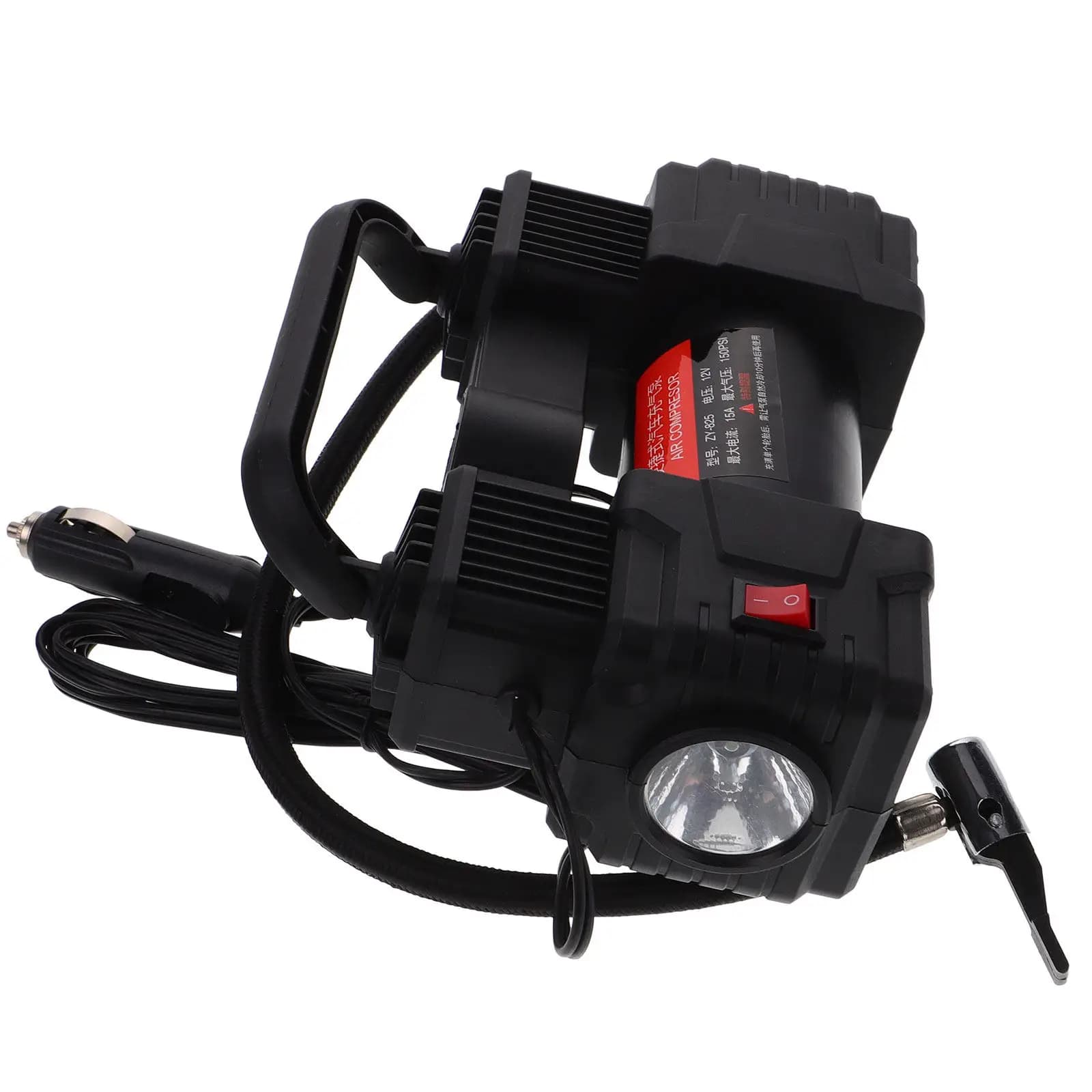 Compressore d'Aria Portatile per Auto, Gonfiatore Rapido e Stabile per Pneumatici, Palloni Sportivi e Gonfiabili