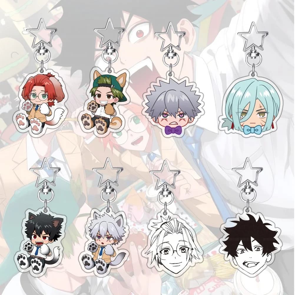 Anime Comic Phantom Busters Acrylic Stand Keychains Pendant Car Shishikuno Mogari Kanzaki Kaoru Fans Gifts cosplay Accessories