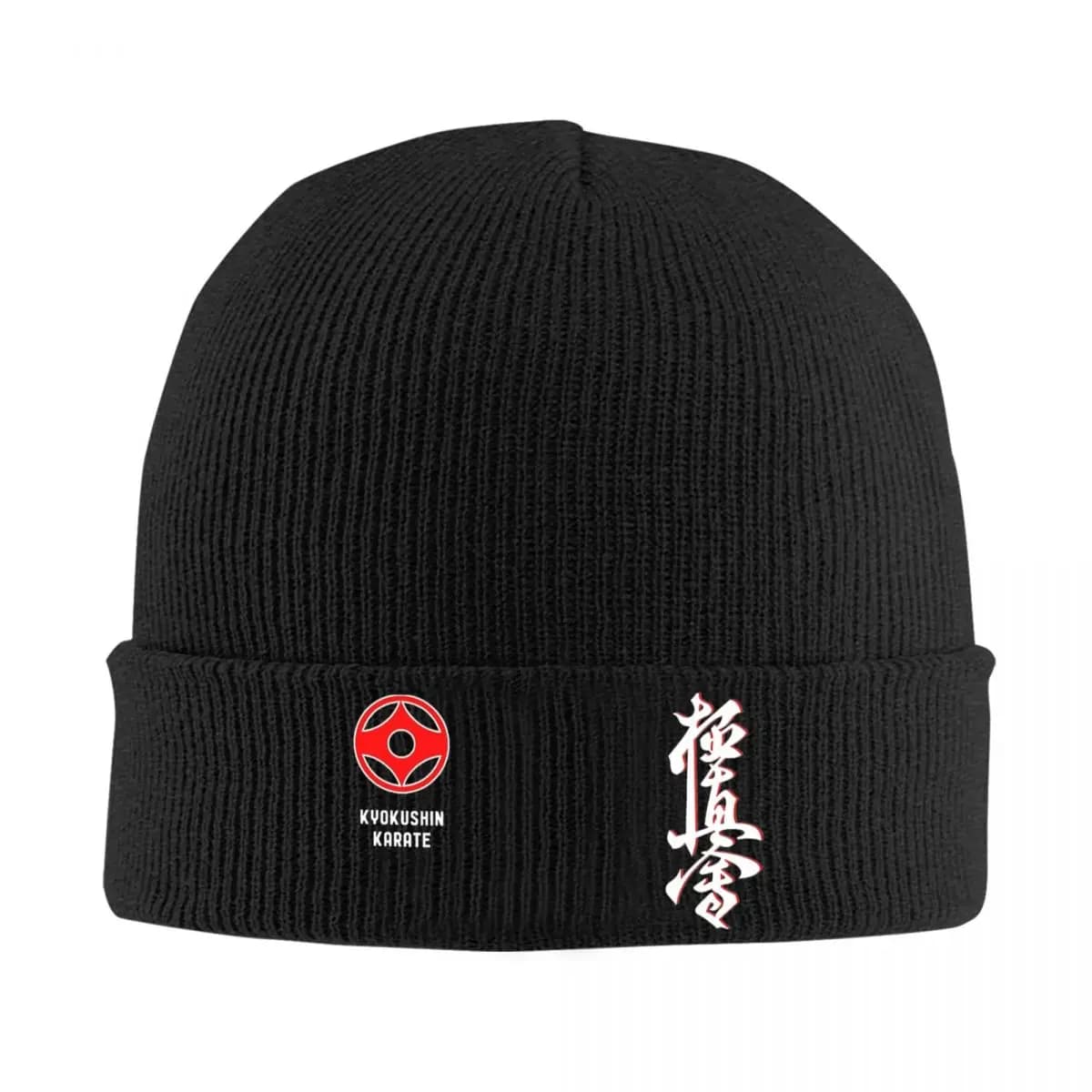 Kyokushin Karate Cappello Autunno Inverno Beanie Street Kanji Taijutsu Cap Cappello lavorato a maglia unisex