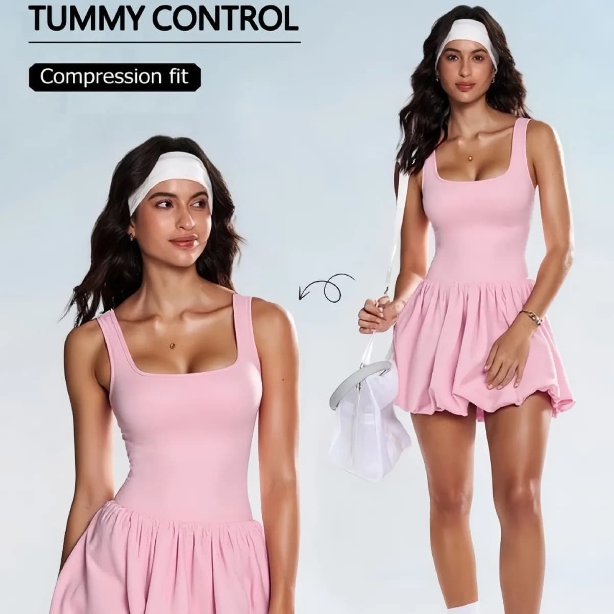 Nuova Gonna Sportiva All-in-One 2026 per Donna, Pantaloncini Sportivi con Tasche, Asciugatura Rapida, Abbigliamento da Tennis e Yoga
