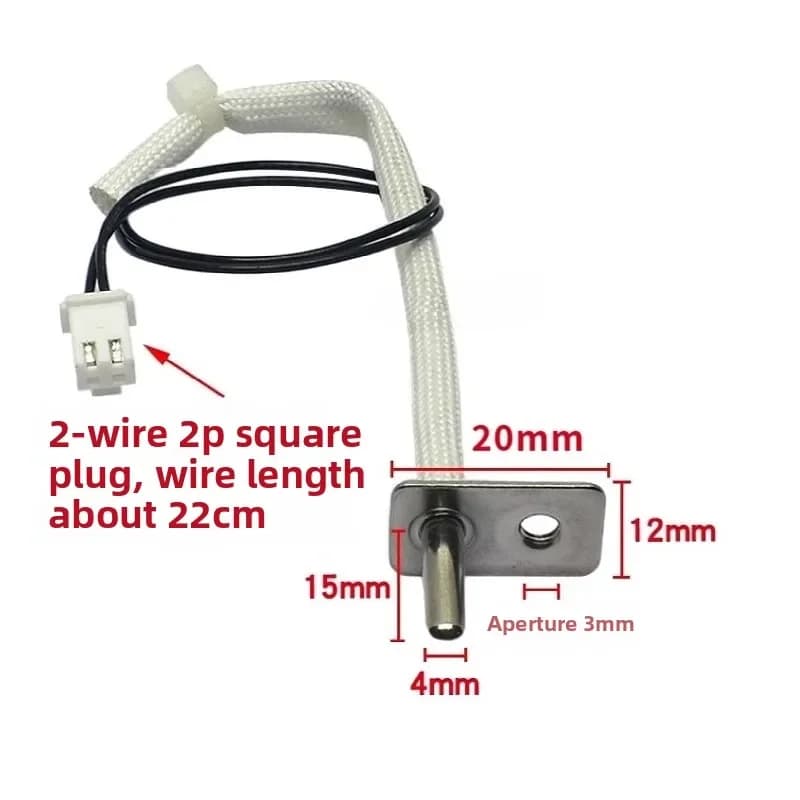 Sonda Sensore di Temperatura 200K, Termostato NTC, Ricambio per Friggitrice ad Aria, Accessori per Friggitrice ad Aria