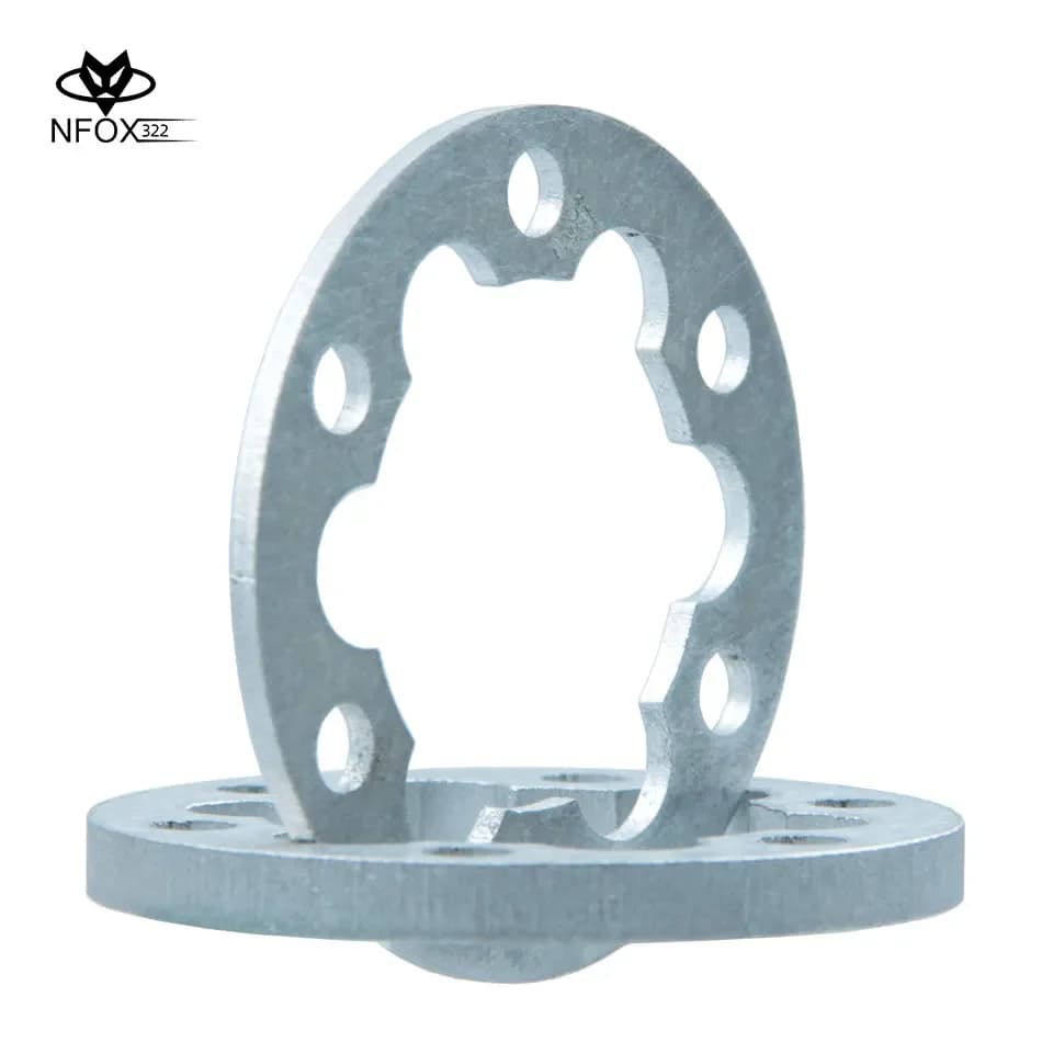 E-Bike Bike Scooter elettrico pastiglie freno guarnizione distanziale sei fori disco rondella ruota 2.5 4 Mm alluminio 8 10 12 pollici Refit Part