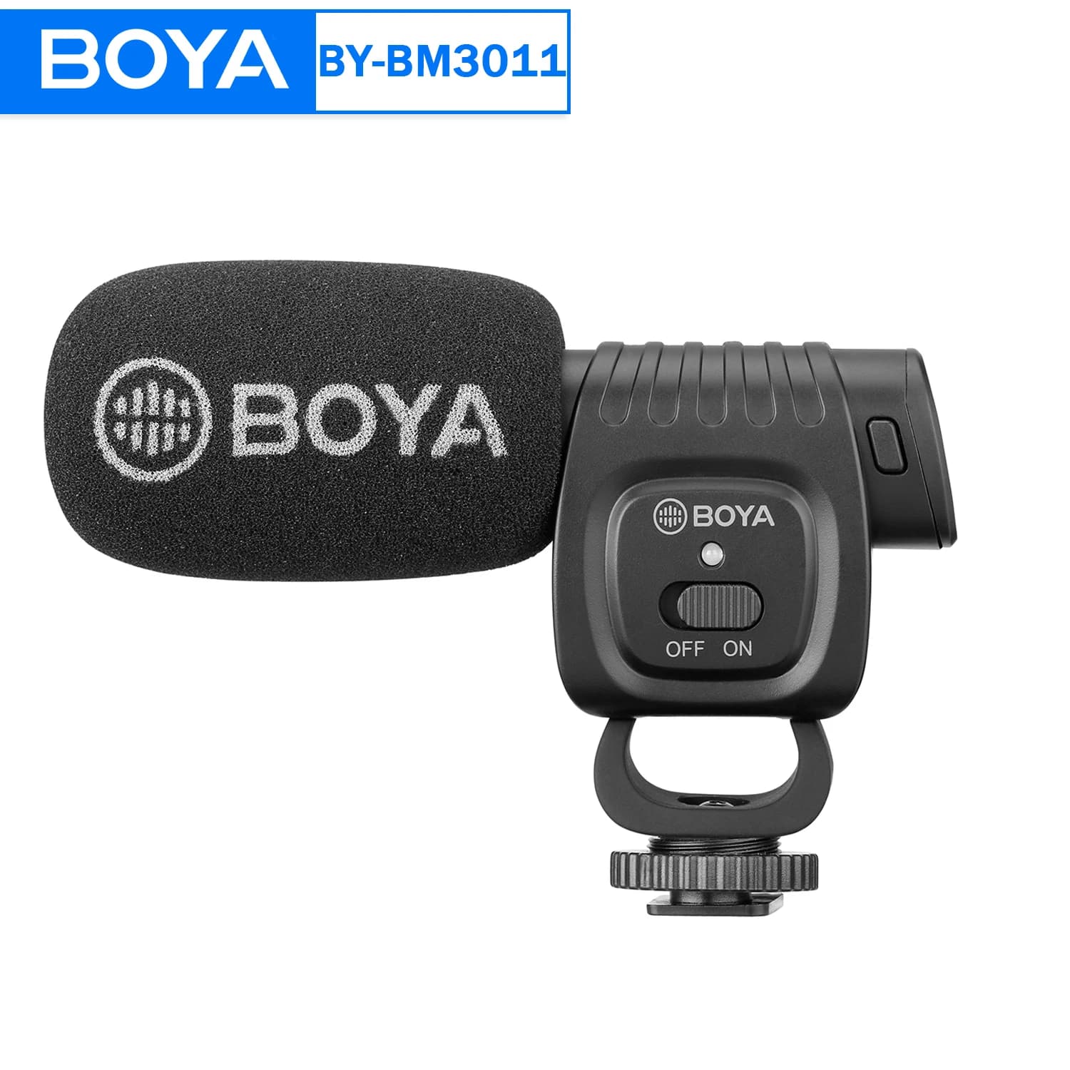 Boya BY-BM3011 Microfono per fucile a condensatore cardioide Microfono audio video per fotocamera Canon Nikon DSLR PC Smartphone Streaming live
