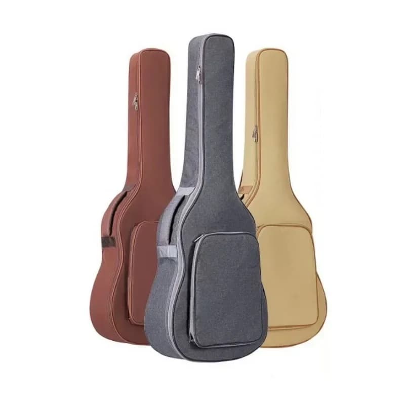 Oxford 600D Fabric Waterproof Guitar Case Padded Backpack with Double Shoulder Bag for transporting 21-41 inch bass guitar instruments