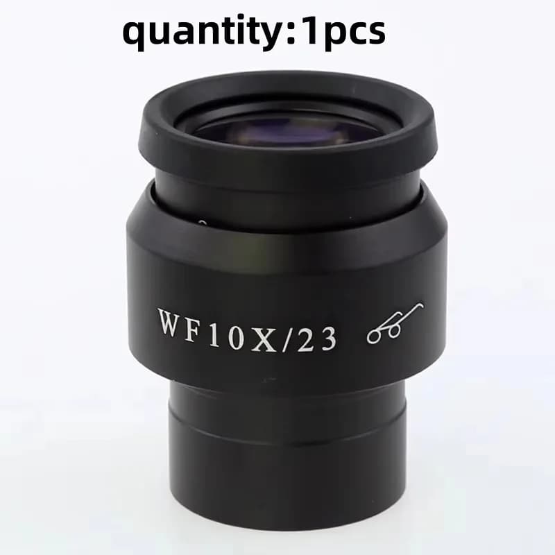 1 pz WF10X-23mm oculare da campo largo per microscopio Stereo trinoculare binoculare interfaccia di installazione da 30MM