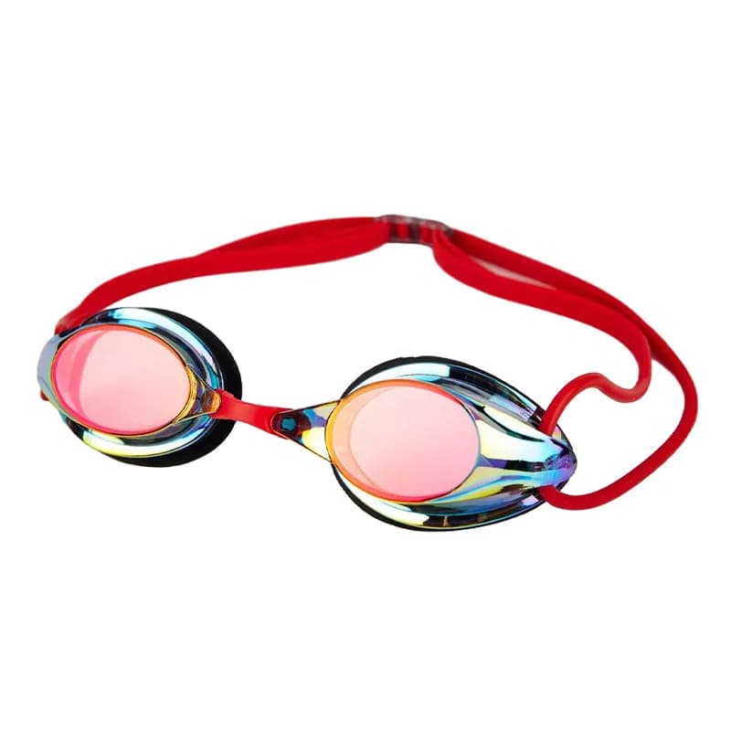 Professional Swimming Eyelets from Race Anti-fog UV Protection Waterproof Mirror Lenses in Silicone for Adults Competitive Training