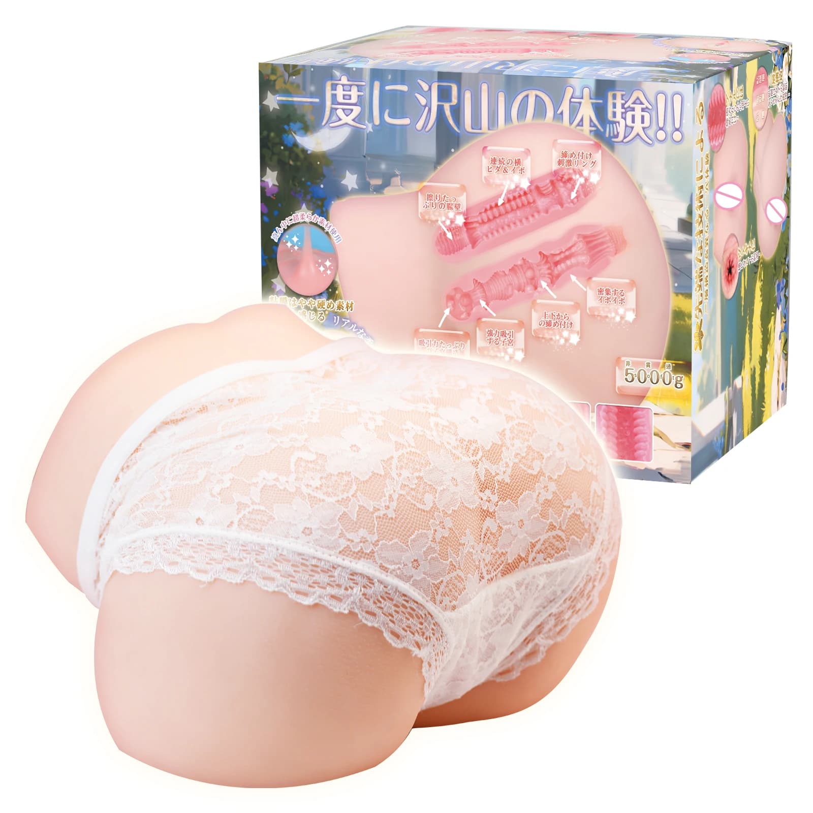 BONMOR Reale Butt Bambola Del Sesso Masturbatore Maschile Realistico Della Vagina Anale Grande Culo Doppio Canale Figa Falsa Giocattolo Del Sesso Per Adulti Masturbazione