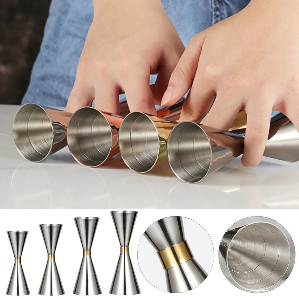 Japan Double Shot Drink Spirit Measure Jigger Cocktail Bar Accessories