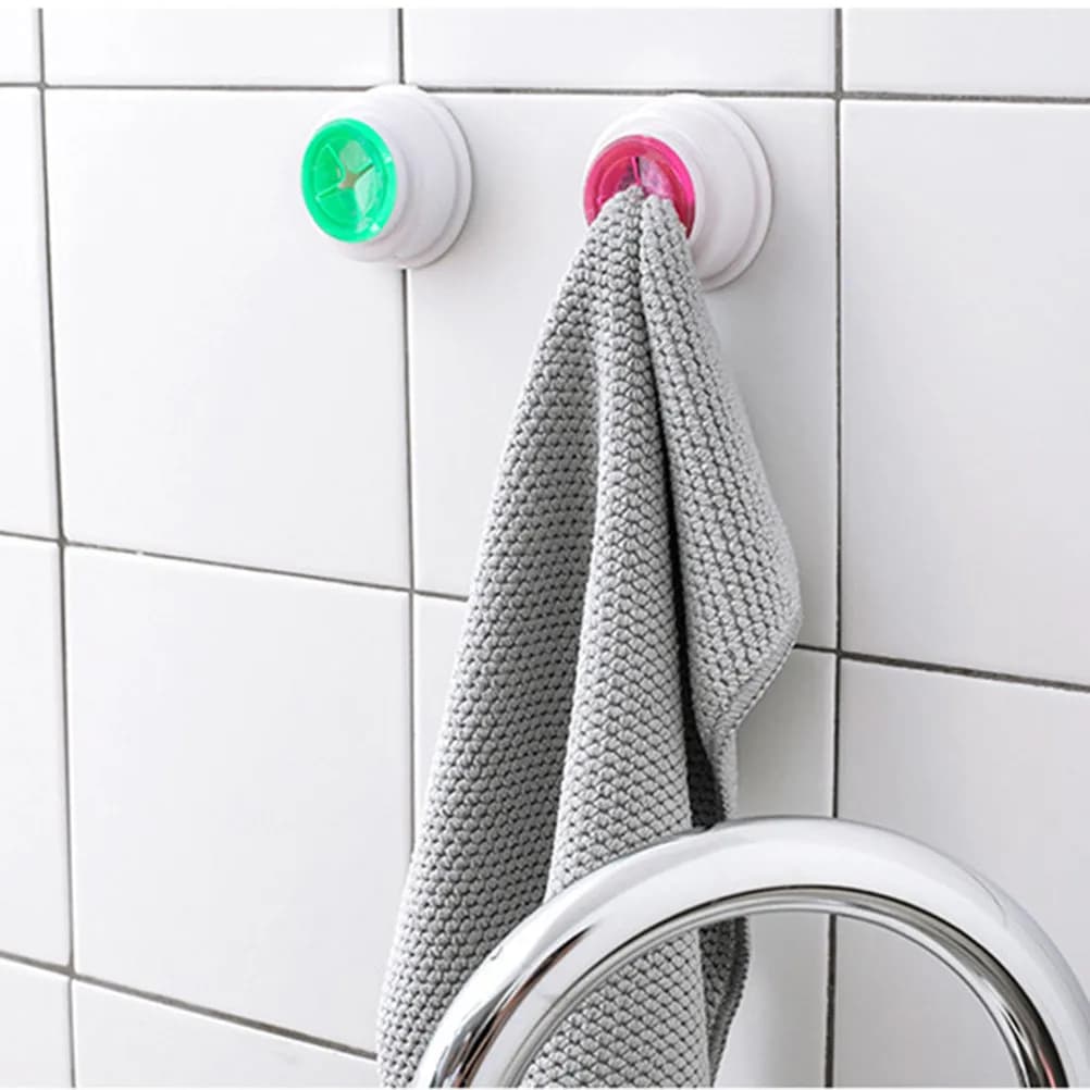 Set di 4 Ganci Adesivi per Asciugamani, Porta Strofinacci Autoadesivo per Cucina, Bagno, Lavabo, Tavolo, Ristorante