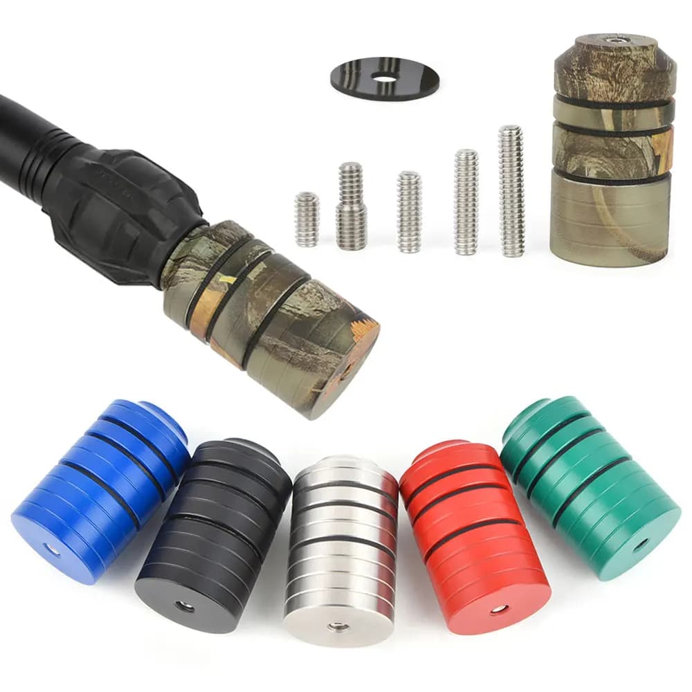 Archery Stabilizer Weight Balance Bar Counterweight Damping for Recurve Compound Bow Shooting Hunting Target Accessories
