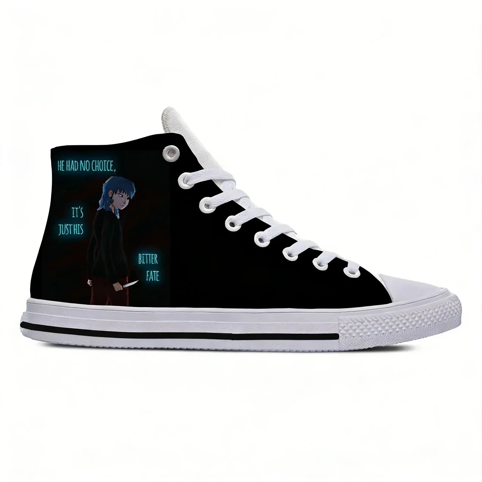 Scarpe di Tela Casual Unisex con Design Originale Sally Face, Stile Harajuku, Modello Estivo di Tendenza, Sneakers Classiche