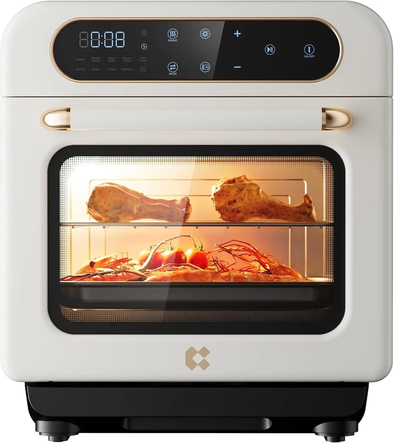 8-in-1 Air Frying Oven, 13QT Mini Oven with Rapid Steam Functions, Air Fryer, Cooking and Drying