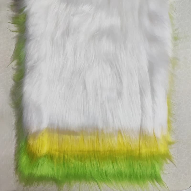 Tessuto di peluche lungo 40x50 cm 9 cm per abbigliamento animale bambola, tappeto di pelo di pelliccia, tessuto di sfondo, tessuto di abbigliamento fatto a mano fai da te
