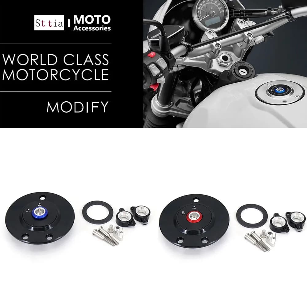Tappo Serbatoio Carburante in Alluminio per Moto BMW R9T RNINET Pure R NINET NINE T Scrambler Racer RnineT Urban G/S