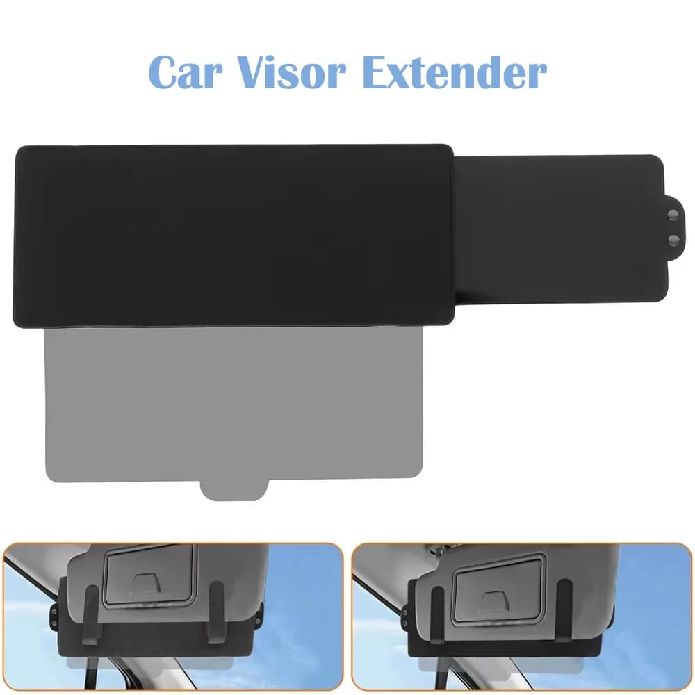 Universal Car Sun Visor Extender Anti-glare UV Adjustable Sun Blocker Car Sun Windshield Sunshade Cover Truck Auto Accessories