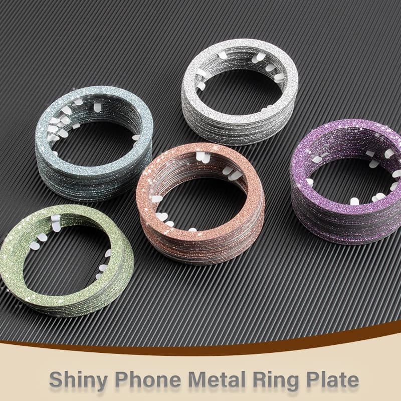 2024 nuova piastra ad anello in metallo magnetico lucido ultrasottile per accessori Magsafe foglio magnetico per telefono cellulare per Samsung iPhone 13 14