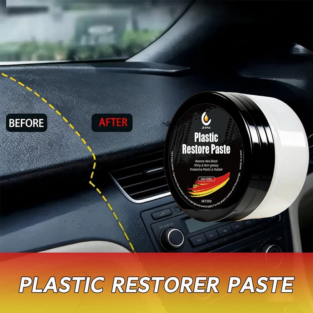 Pasta Restauratrice per Plastica Auto, Prodotti per la Pulizia dell'Auto, Lucidante e Riparatore YT152