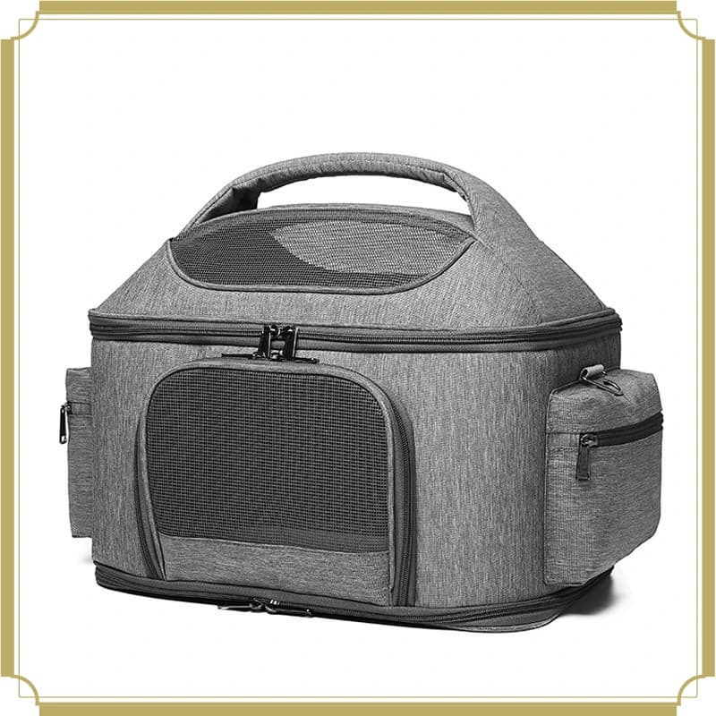 Foldable Breathable Pet Carrier Handbag Shoulder Bag Portable Travel Backpack for Cats Dogs