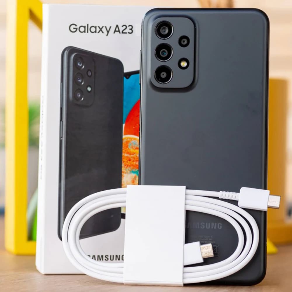 Samsung Galaxy A23 Originale Sbloccato, Smartphone Android, Edizione Globale, Dual SIM, 6.6 Pollici, 90Hz, 50MP, 5000mAh, NFC, 4GB+128GB