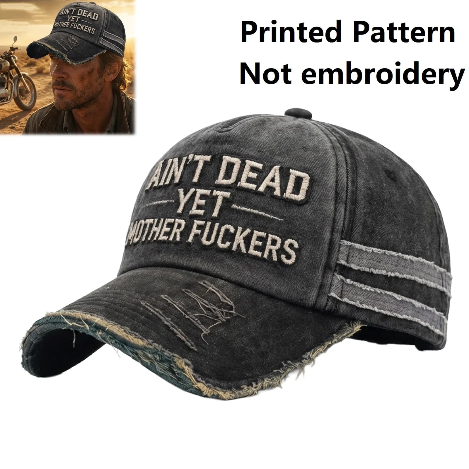 3D Print Baseball Cap For Outdoor Sun Protection Unisex Hat Adjustable Printing Baseball Cap Vintage Style Travel Headwear Hats