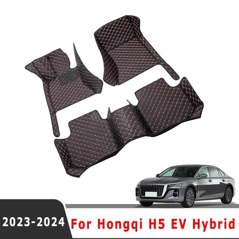 Per Hongqi H5 EV Hybrid 2023 2024 tappetini per Auto accessori per interni Auto tappeti prodotti parti veicoli copre tappeto impermeabile