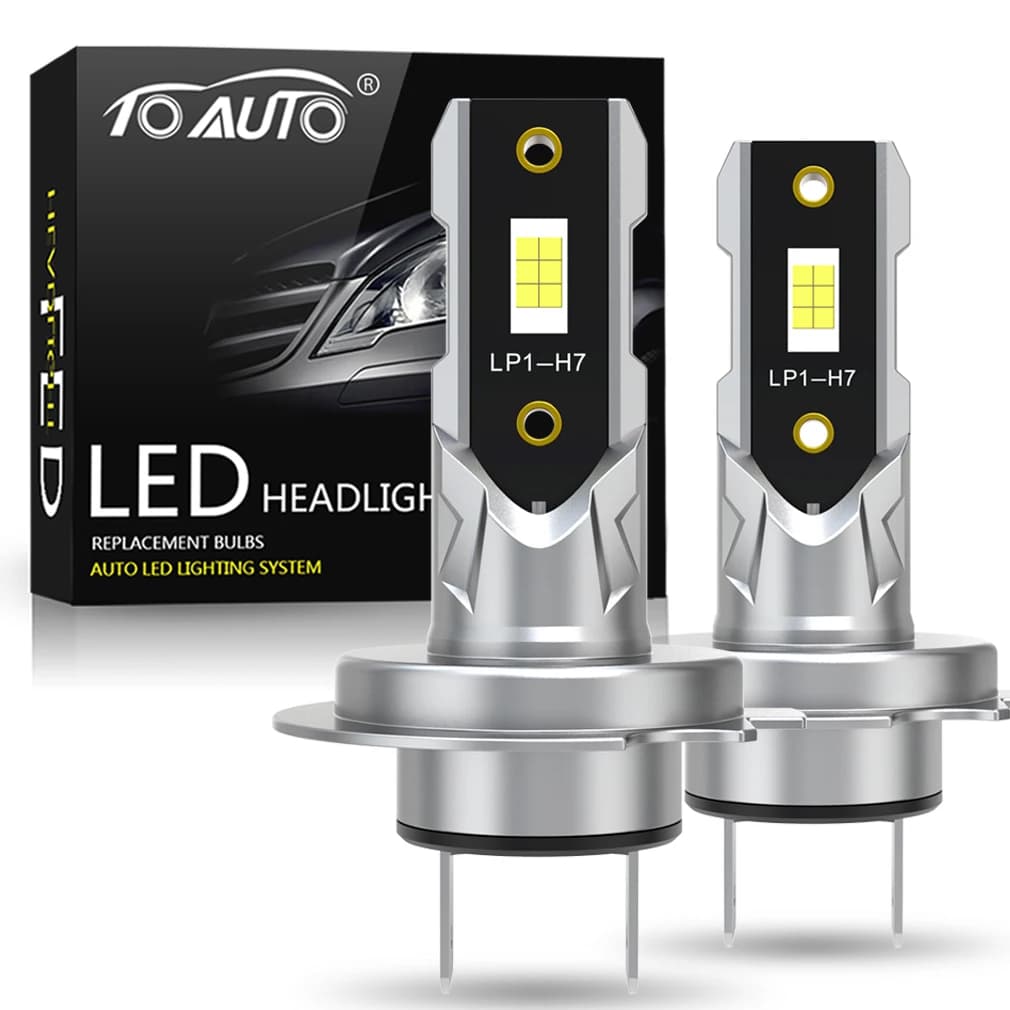 20000LM H7 LED headlight kit Mini bulb 100W CSP 3570 for car headlights Auto Fendinebbia Canbus H7 Led Turbo Automobile 12V 6000K