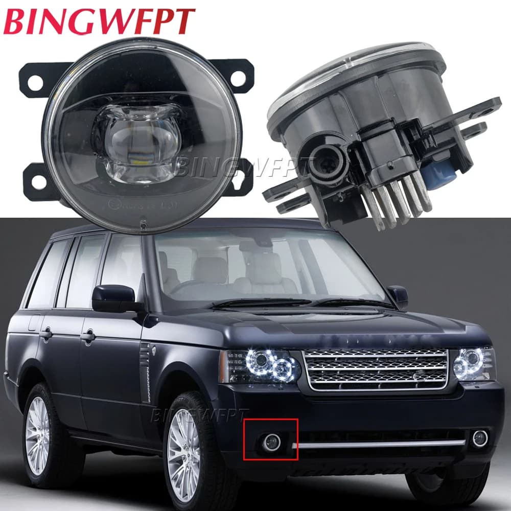 2X LED fendinebbia auto paraurti anteriore lente fendinebbia DRL H11 12V per Land Rover Range Rover III L322 2010 2011 2012