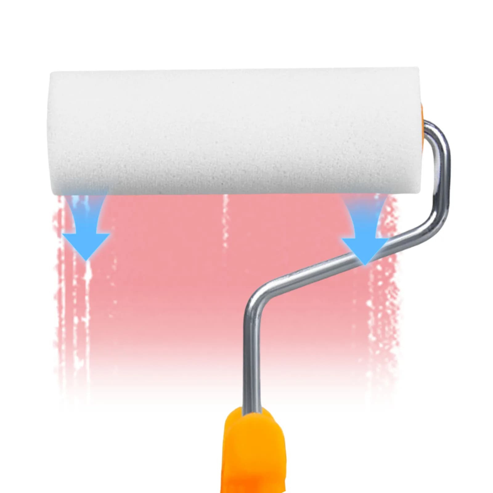 10 Pack High Density Foam Roller 4 Inch Reusable Art Craft Paint Roller No Lint Shedding for Walls Cabinets Doors House Painting