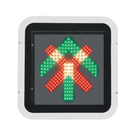 Semaforo LED con Croce Rossa e Freccia Verde a Basso Prezzo Direttamente dalla Fabbrica, Segnale Stradale per Tunnel e Corsie