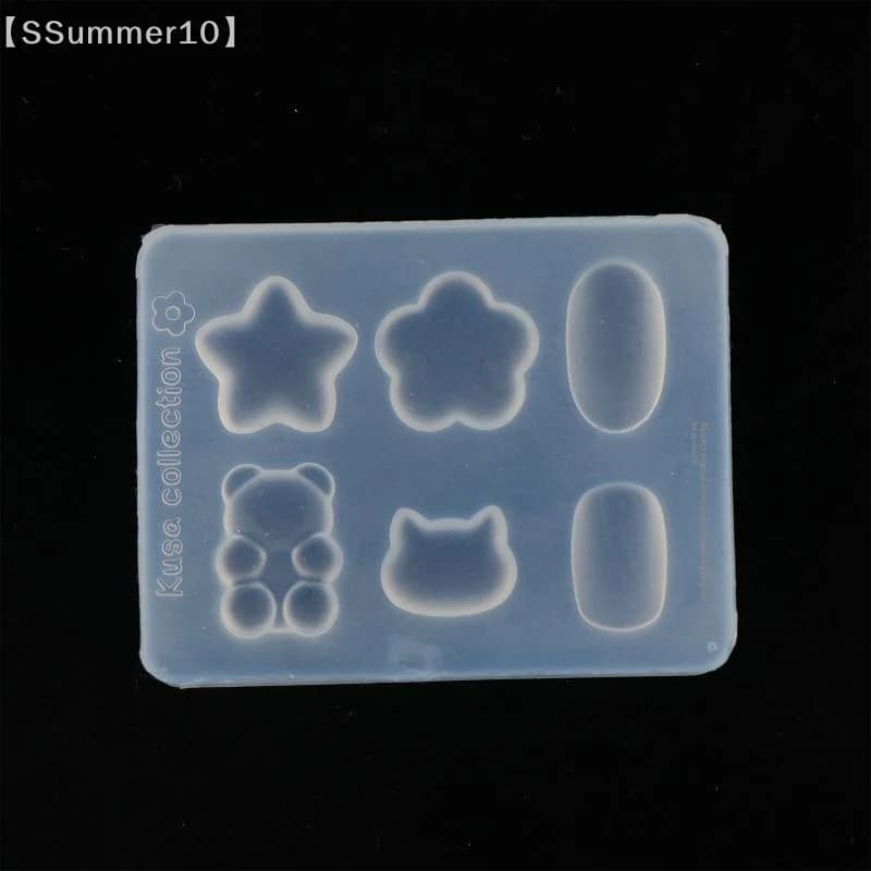 【SSummer10】Stampi in Silicone 3D per Nail Art, Stampi per Cartella Colori Manicure, Stampo per Creazione Cartella Colori Nail Art, Stampo per Intaglio Unghie【SS】